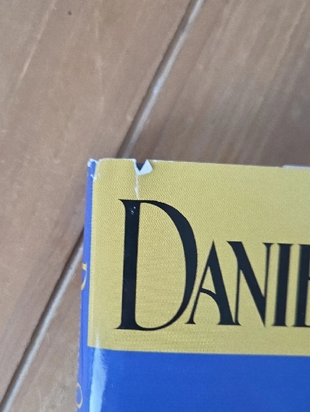 Hardcover..Danielle Steel Leap of Faith Hardcover Book - Blue & Yellow